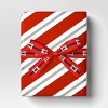 30' Christmas Fabric Ribbon Red Santa Belt - Wondershop™ - 2 of 3