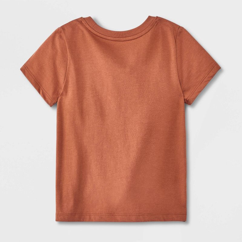 Toddler Boys' 3pk Short Sleeve Graphic T-Shirt - Cat & Jack™ Blue/Green/Orange, 3 of 5