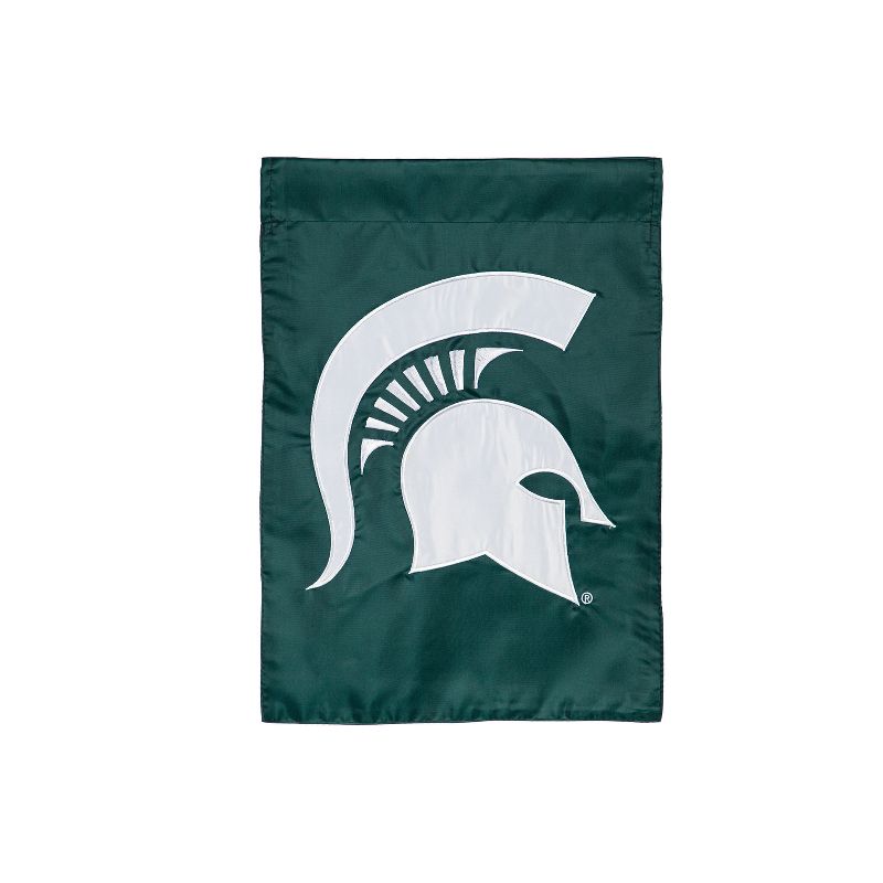 Evergreen NCAA Michigan State University Garden Applique Flag 12.5 x 18 Inches Indoor Outdoor Decor, 2 of 3