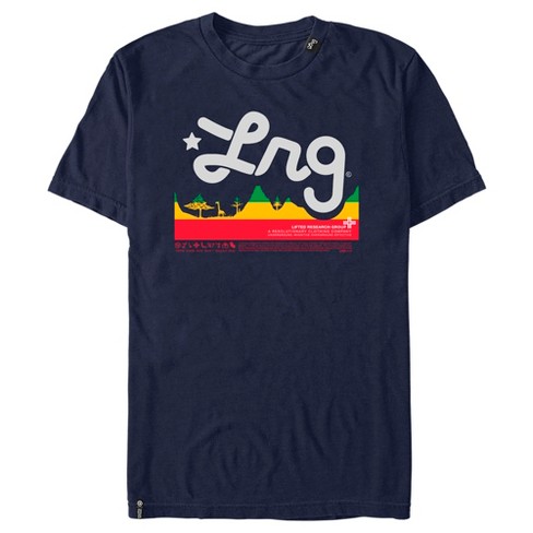 Men's LRG Flag Scene Logo T-Shirt - Navy Blue - 2X Large