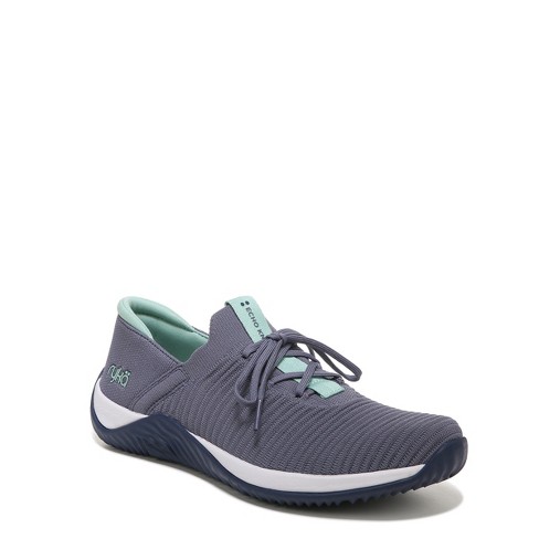 Ryka Womens Echo Knit Fit Slip On Sneaker Folk Blue 6 W : Target