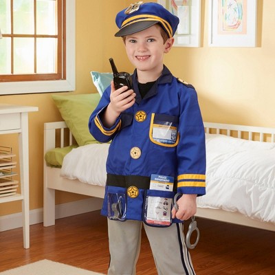 Melissa & Doug Police Officer Role Play Costume Dress-Up Set (8pc)