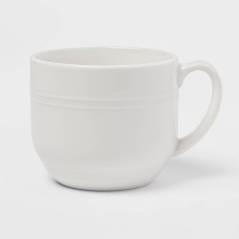 12 Oz Extra Large Ceramic Coffee Mug, Classic Porcelain Super Big