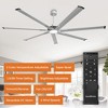 LED Industrial Ceiling Fan with Light and Remote - 2 of 4