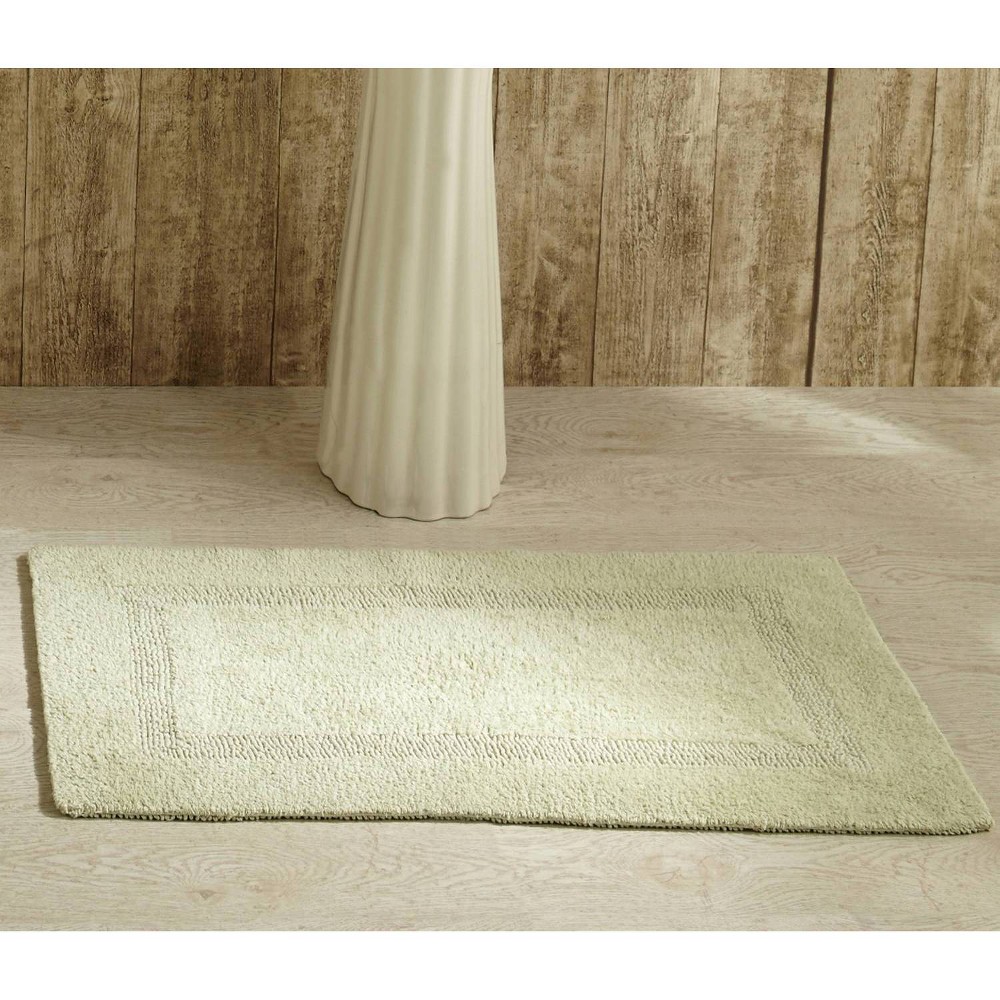 21inx34in Lux Collection Bath Rug Sage - Better Trends