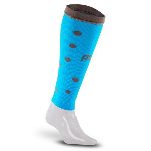 PRO Compression Calf Sleeves, Taupe Dots - 1 of 4
