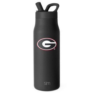 NCAA Georgia Bulldogs Simple Modern Mesa Stainless Water Bottle - 34oz - 1 of 3