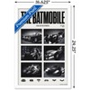 Trends International DC Comics Batman: The Batmobile Fear The Streets Framed Wall Poster Prints - 3 of 4
