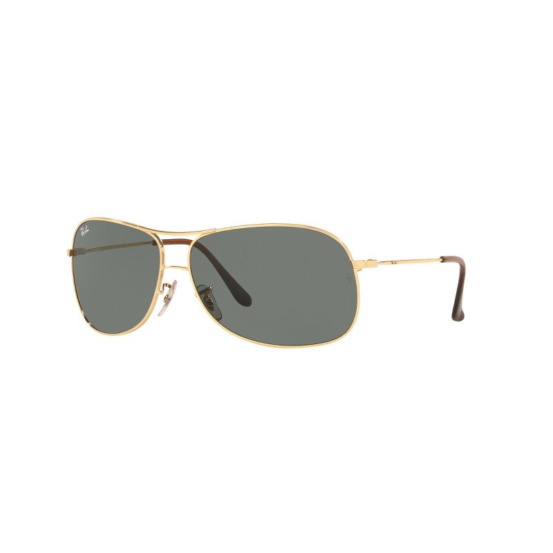 Ray-Ban RB3267 64mm Man Pilot Sunglasses G-15 Green Lens