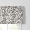 Ellis Curtain Sea Tumble 3" Rod Pocket 100% Cotton Machine Wash and Dry Tailored Valance 50" x 16" Grey - 3 of 4