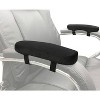 Chair Armrest Cushion – Office Chair Pillow Pad Elbow Rest Cushion, Black - 2 of 4