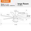 BestParts 72" Farmhouse Ceiling Fan - Black & Brown Plywood Blades, Energy-Saving DC Motor, Memory Function - 4 of 4