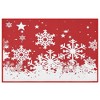 Christmas Doormat Winter Xmas Snowflakes Indoor Outdoor Door Mat - 3 of 4