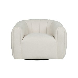 Christopher Knight Home Zarabel Indoor Modern Upholstered Swivel Accent Barrel Club Chair - 1 of 4