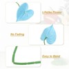 Unique Bargains Artificial Anthurium Lily Flowers for Home Decor 10 Pcs - 3 of 4