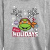 Boys' - Teenage Mutant Ninja Turtles - Happy Holidays Long Sleeve Graphic T-Shirt - 2 of 4
