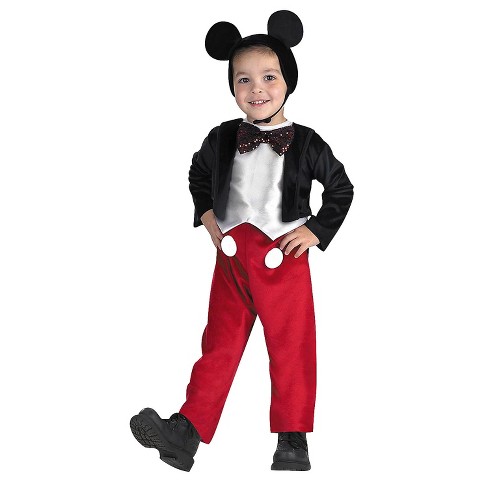 Plus Size Disney Deluxe Mickey Mouse Costume for Adults