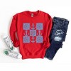 Simply Sage Market Women's Graphic Sweatshirt Anchor Wheel Grid - 3 of 4