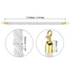 Unique Bargains Hotel Adjustable Queue Divider Stanchion Rope with Snap Hook 2 Pcs - 2 of 4
