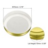 Unique Bargains Wide Mouth Leakproof Reusable Kitchen Mason Jar Lids 16 Pcs - 2 of 4