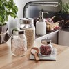 Bormioli Rocco I Genietti Soap Dispenser Set - Quattro Stagioni Glass Bottles with 17 Oz, Reusable Pump Jars with Stainless Steel Multi-Function Tops - 3 of 4
