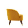 NicBex Velvet Fabric Accent Chair,Upholstered Barrel Living Room Chairs with Mid-Height Backrest,Modren Armchair,Accent Chairs for Living Room - 4 of 4