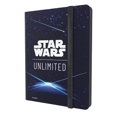 Gamegenic Star Wars: Unlimited Casual Album 18-Pocket - Holds 360 Double-Sleeved Cards – Side-Loading Pockets & Elastic Strap – Officially Licensed