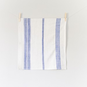 Slickblue Versatile Hand-Spun Cotton Dinner Napkin, 20x20 Inches, Striped Design, Machine Washable, Multiple Colors - 1 of 4