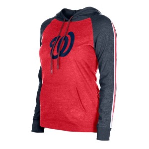 MLB Washington Nationals Women's Lightweight Hooded Sweatshirt - 1 of 4