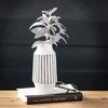8"H Sullivans Textured Tall Modern Vase, Multicolored - 3 of 4