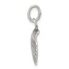 Black Bow Jewelry Sterling Silver 15mm Antiqued Seashell Charm or Pendant - 2 of 4