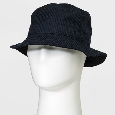 Seersucker Bucket Hat - Goodfellow & Co™ Navy Blue