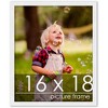 PosterPalooza | Classic Modern White Picture Frame - UV Acrylic, Foam Board Backing, Hanging Hardware - 2 of 4