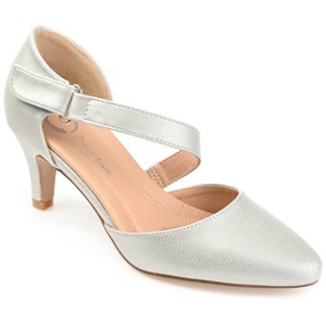 Journee Collection Women's Tillis Pointed Toe Mid Heel Pumps - 1 of 4