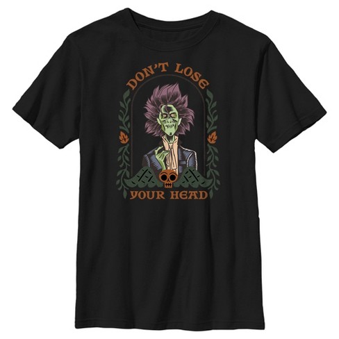 Boy's Hocus Pocus 2 Billy Zombie Lose Your Head T-shirt - Black - Small ...