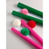 Shiraleah Assorted Set Of 4 Faux Fur Pom Christmas Ornaments - 2 of 2