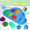 Silicone Sorting Bath Toy Set, Creative Bathtub Play for Toddlers Ages 1-3 - 3 of 4