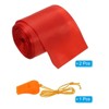 Unique Bargains Finish Line Satin Ribbon with Whistle for Athletics Running Race 2 Pcs - 3 of 4