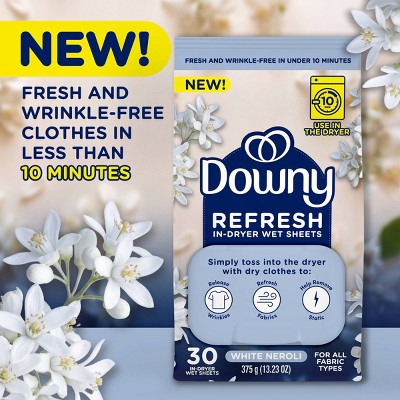Downy Refresh Fabric Sheets - White Neroli - 30ct