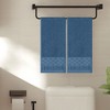 Unique Bargains Plaid Pattern Highly Absorbent Towel for Bathroom Camping Gym 4 Pcs - 2 of 4