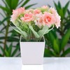 Unique Bargains Artificial Plants Spring Flower Plastic 2.95"x2.95"x7.87" 1 Pc - 2 of 4