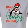 Women's - Disney - Have A Goofy Holiday Cropped Graphic T-Shirt - 2 of 4