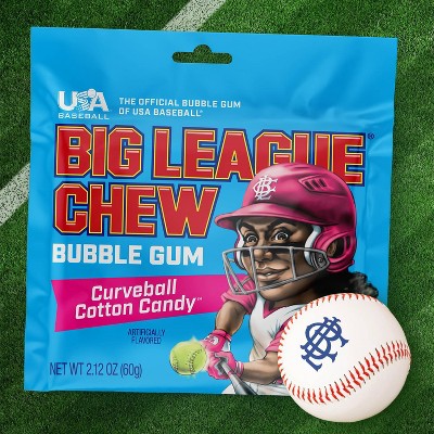 Big League Chew Cotton Candy Chewing Gum Candy - 2.12oz