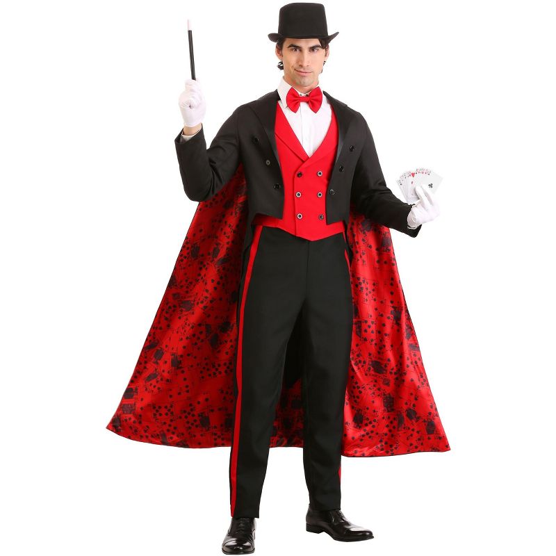 HalloweenCostumes.com Men's Deluxe Magician Costume, 2 of 4