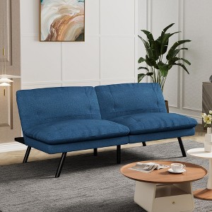 Vipbear 70 In Convertible Futon Sofa Bed,Armless Memory Foam Futon Sleeper Sofa Detachable Loveseat Comfy Couch Bed for Small Compact Living Spaces - 1 of 4