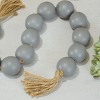 VIP Wood 27 in. Gray Decorative Bead Strand - 4 of 4