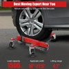 WhizMax Car Wheel Dolly, 1500LBS Capacity Hydraulic Trailer Dolly with Foot Pedal for Vehicle Positioning for Cars Boats Motorcycles - 3 of 4