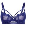 Women's Plus Size Kristin Demi Underwire Bra - cobalt | CITY CHIC - 3 of 4
