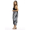 Riviera Sun Womens Tie Dye Harem Jumpsuit  - Jumpsuits for Women Romper - 2 of 2