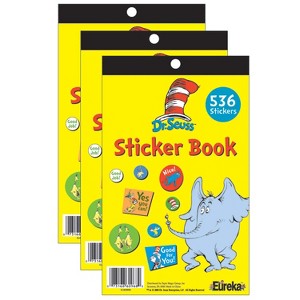 Eureka® Dr. Seuss™ Sticker Book, Pack of 3 - 1 of 3